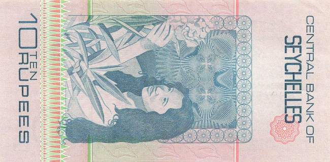 10 Rupees p.28 Seychellen
